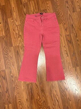 NYDJ Pink Flare Jeans - Vibrant Rose